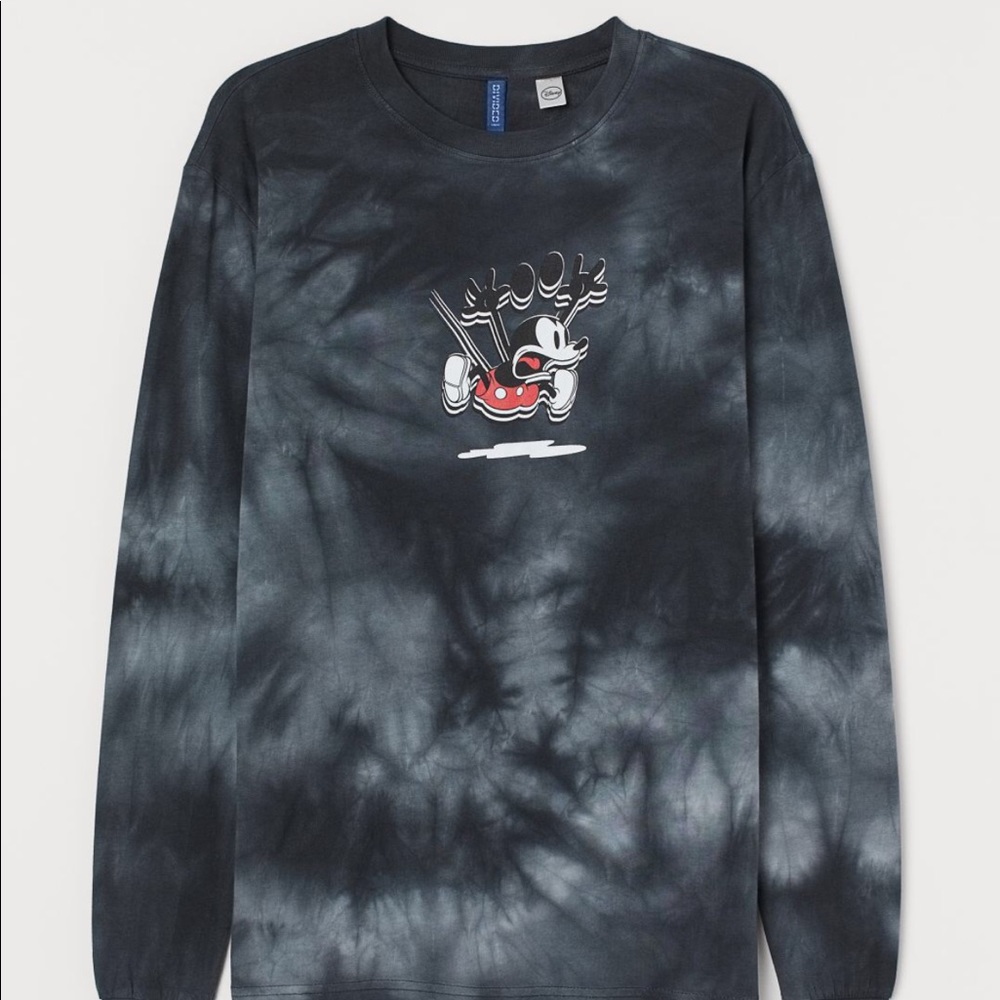 Dark Grey Mickey Mouse H&M LongSleeve